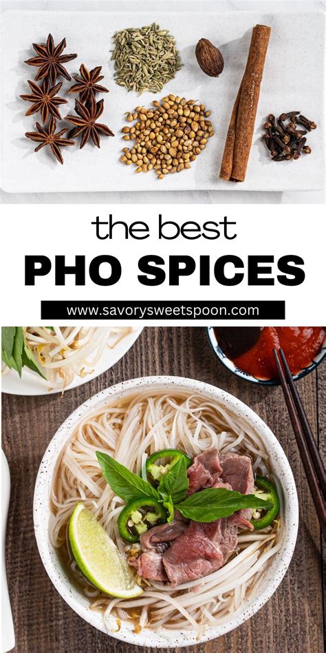 Ultimate Pho Spices Guide (Homemade and Packaged) | Savory Sweet Spoon