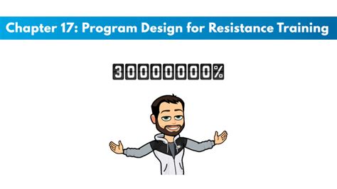 Cscs Chapter Program Design For Resistance Training