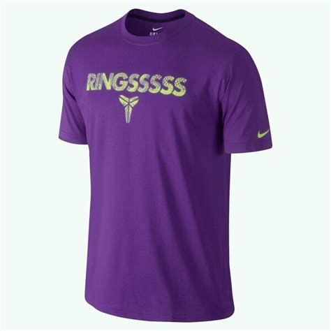 Nike Kobe Ringsssss Performance T Shirt Court Purpleblack Nba Store