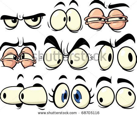 Funny Cartoon Eyes All Separate Layers Stock Vector (Royalty Free) 68705116 | Shutterstock ...