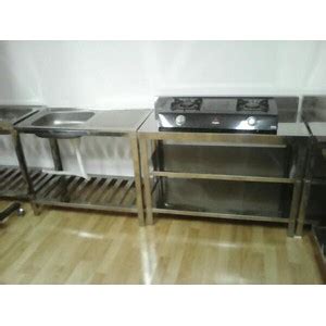 Jual Meja Kerja Dapur Stainless Dan Bak Cuci Piring Shopee Indonesia