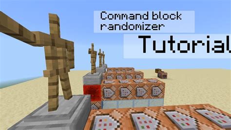 Making A Command Block Randomizer On Minecraft Bedrock Youtube