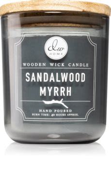 DW Home Signature Sandalwood Myrrh Scented Candle Wooden Wick Notino