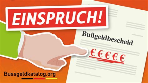 Einspruch Gegen Den Bu Geldbescheid Ablauf Frist Kosten