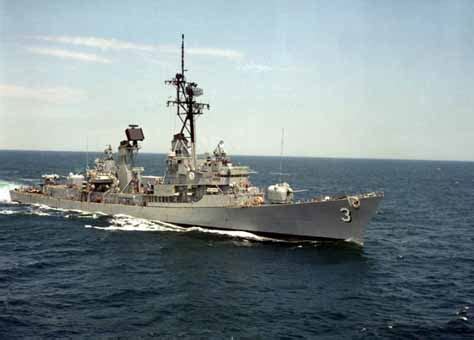 USS CHARLES F. ADAMS (DDG-2) Deployments & History