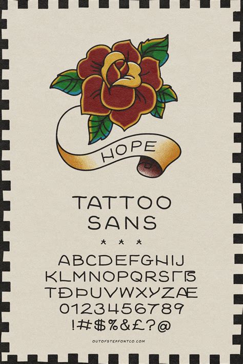 The Hope Flower Traditional Tattoo Flash En 2024