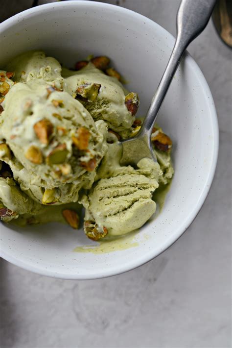 No Churn Pistachio Ice Cream Simply Scratch