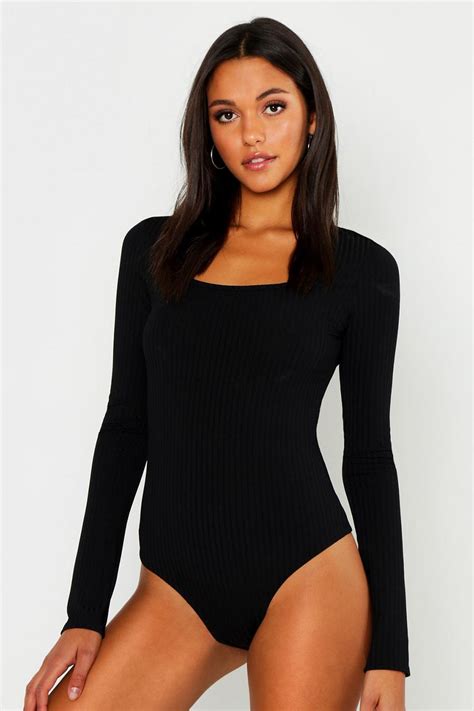 Square Neck Tops Square Neck Bodysuits Boohoo Uk