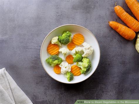 How To Steam Vegetables In The Microwave 9 Steps With Pictures