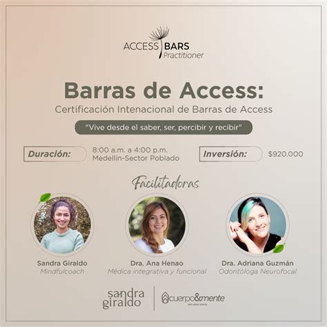 Barras De Access Cuerpo Y Mente