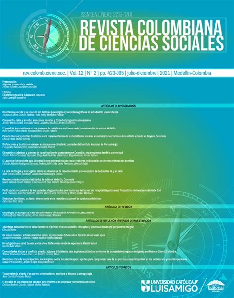 Archivos Revista Colombiana De Ciencias Sociales