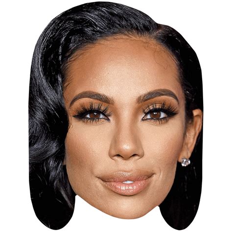 Erica Mena Make Up Mask Celebrity Cutouts