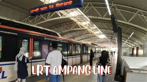 Lrt Ampang Line Lrt Pwtc To Lrt Plaza Rakyat Walking To Mrt