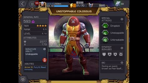 Purchasing 4 Unstoppable Colossus Marvel Contest Of Champions Youtube