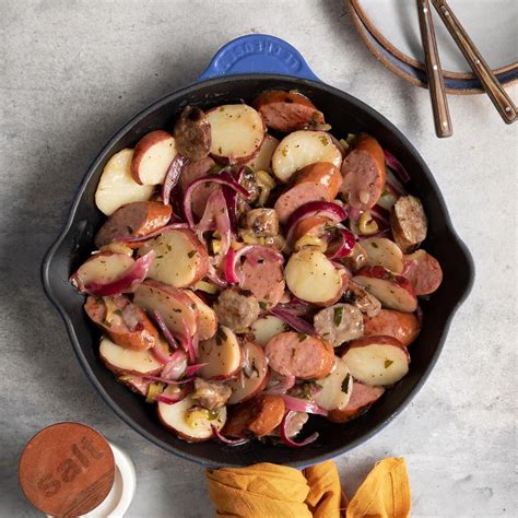 Polish Potato Salad With Sausage Recipe How To Make It