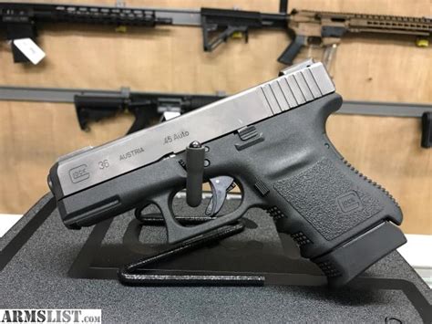 Armslist For Sale Glock 36 Gen 3 45