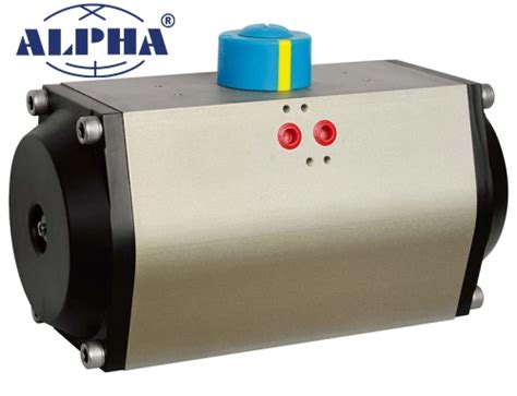 Alpha B Series Aluminium Alloy Rack And Pinion B105 Pneumatic Actuator