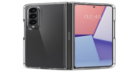 Ovitek Spigen Crystal Hybrid Za Samsung Galaxy Z Fold Clear