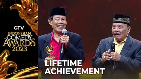 Malih Dan Bolot Raih Lifetime Achievement Terbaik Indonesian Comedy