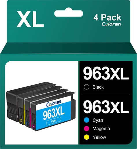 Coloran Xl Pack De Cartouches D Encre Remplacement Pour Hp Xl