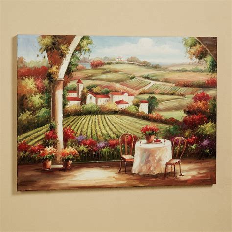 Best Ideas Tuscan Italian Canvas Wall Art