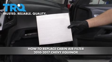 How To Replace Cabin Air Filter 2010 17 Chevy Equinox Youtube