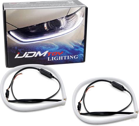 Amazon Ijdmtoy Xenon White Amber Yellow Switchback Led Tube Strip