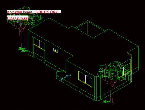 Proje Sitesi Izometrik Konut Autocad Projesi 14476 Hot Sex Picture