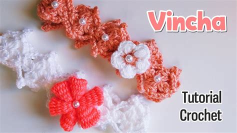 Como Tejer Vincha Diadema Tiara Banda Con Flores A Crochet Tejido A