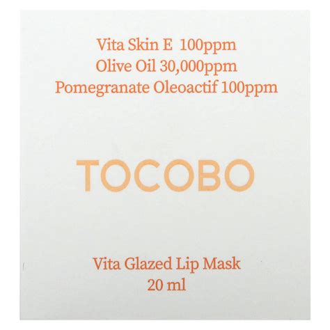 Tocobo, Vita Glazed Lip Mask, 20 ml