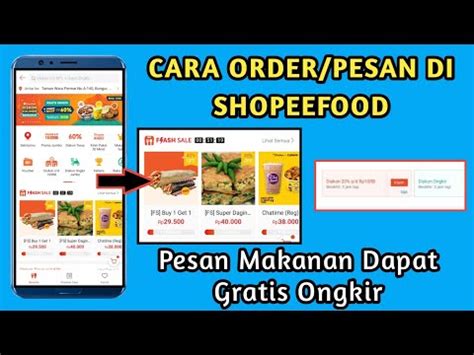 Cara Pesan ShopeeFood Cara Order Makanan Di Shopeefood YouTube