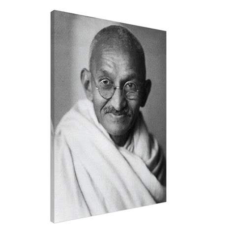 Mahatma Gandhi Canvas, Vintage Photo Iconic Mahatma Gandhi Canvas Print ...