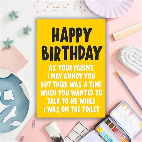 Pc Funny Happy Birthday Card Happy Anniversary Cards Happy Birthday