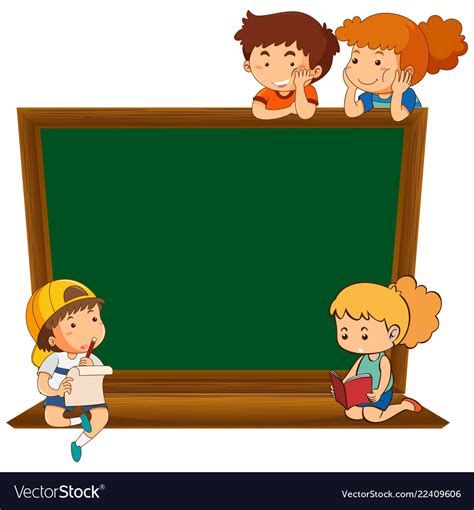 Cartoon Chalkboard Clip Art