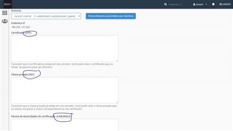 Criando E Instalando Certificado Ssl Manualmente No Cpanel Cursos