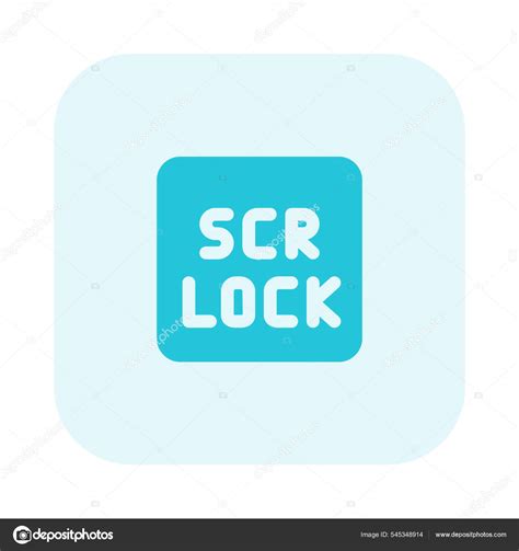 Scroll Lock Key Function Computer Keyboard Layout Stock Vector Image by ...