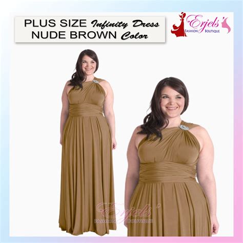 Plus Size Infinity Dress With Tube Floor Length Can Fit To 34 42