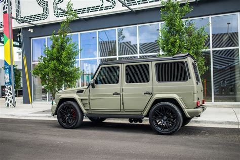 Mercedes Benz G Matte Army Green Mvp Charlotte Exotic Rentals