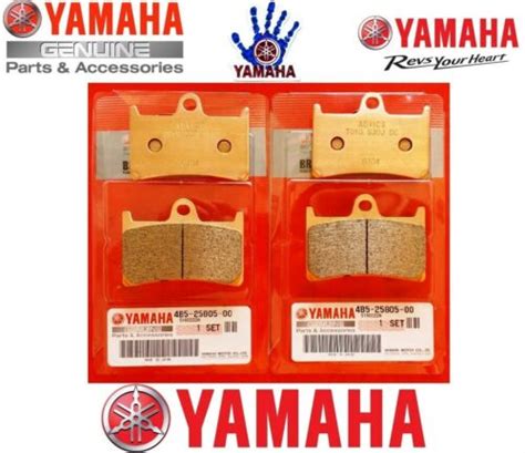 KIT 2 COPPIE PASTIGLIE FRENO ANTERIORE ORIGINALI YAMAHA TMAX 530 DA