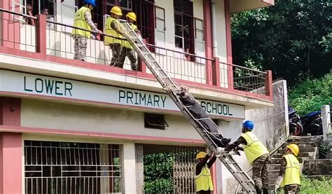 Disaster Preparedness In Jowai Mock Earthquake And Landslide Drill