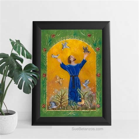 St. Francis of Assisi Art Print Inspirational Gift Spiritual - Etsy