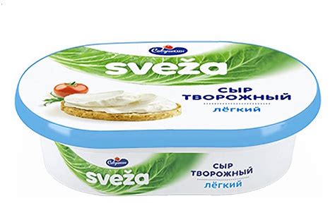 Сыр творожный "Sveza" легкий 35% 150г. Савушкин продукт - купить не ...