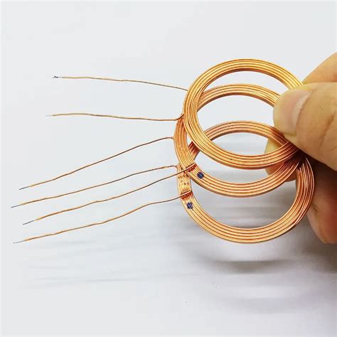 Enamelled Copper Wire 30uh Inductor Hollow Coil For Electronic Toy