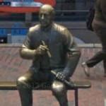 Red Auerbach and his "victory cigar" in Boston, MA (Google Maps)