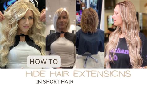 How To Hide Extensions In Very Short Hair