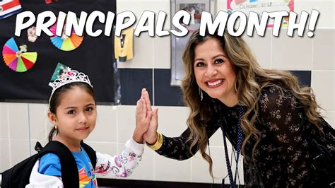 Gpisd Celebrates National Principals Month Youtube