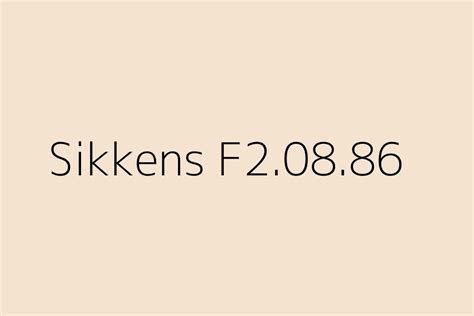 Sikkens F Color Hex Code