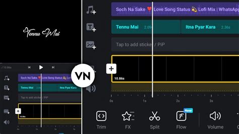 Black Screen Lyrics Video Editing In Vn App Lyrics Video Editing In