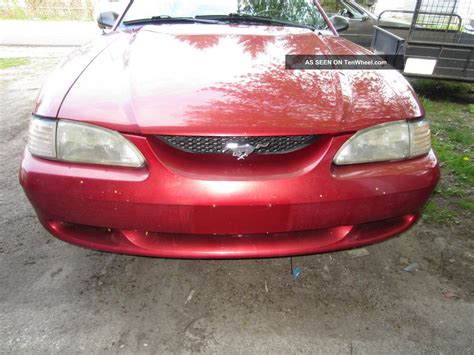 1996 Ford Mustang Gt Convertible 2 Door 4 6l