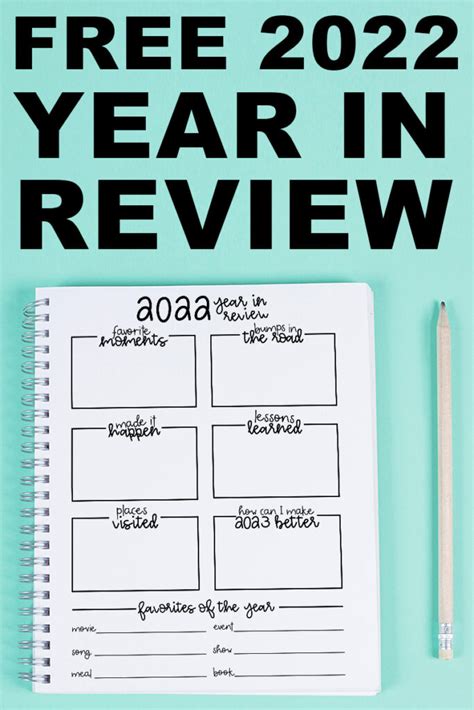 Year In Review Printable 2022 Example2 Mom Envy